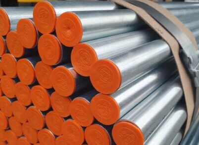 Galvanizing of steel pipes